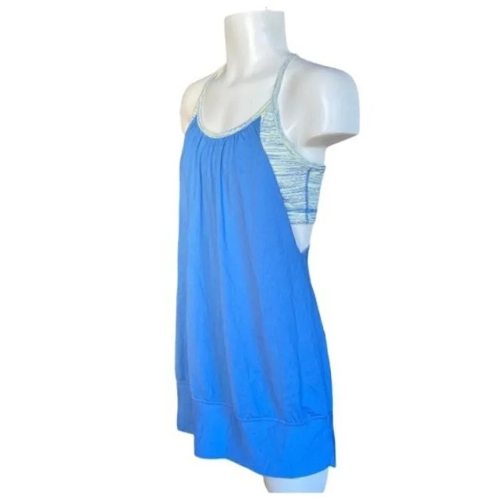 Lululemon No Limits Tank Limitless Blue / Wee Are From Space Polar Cream size 8